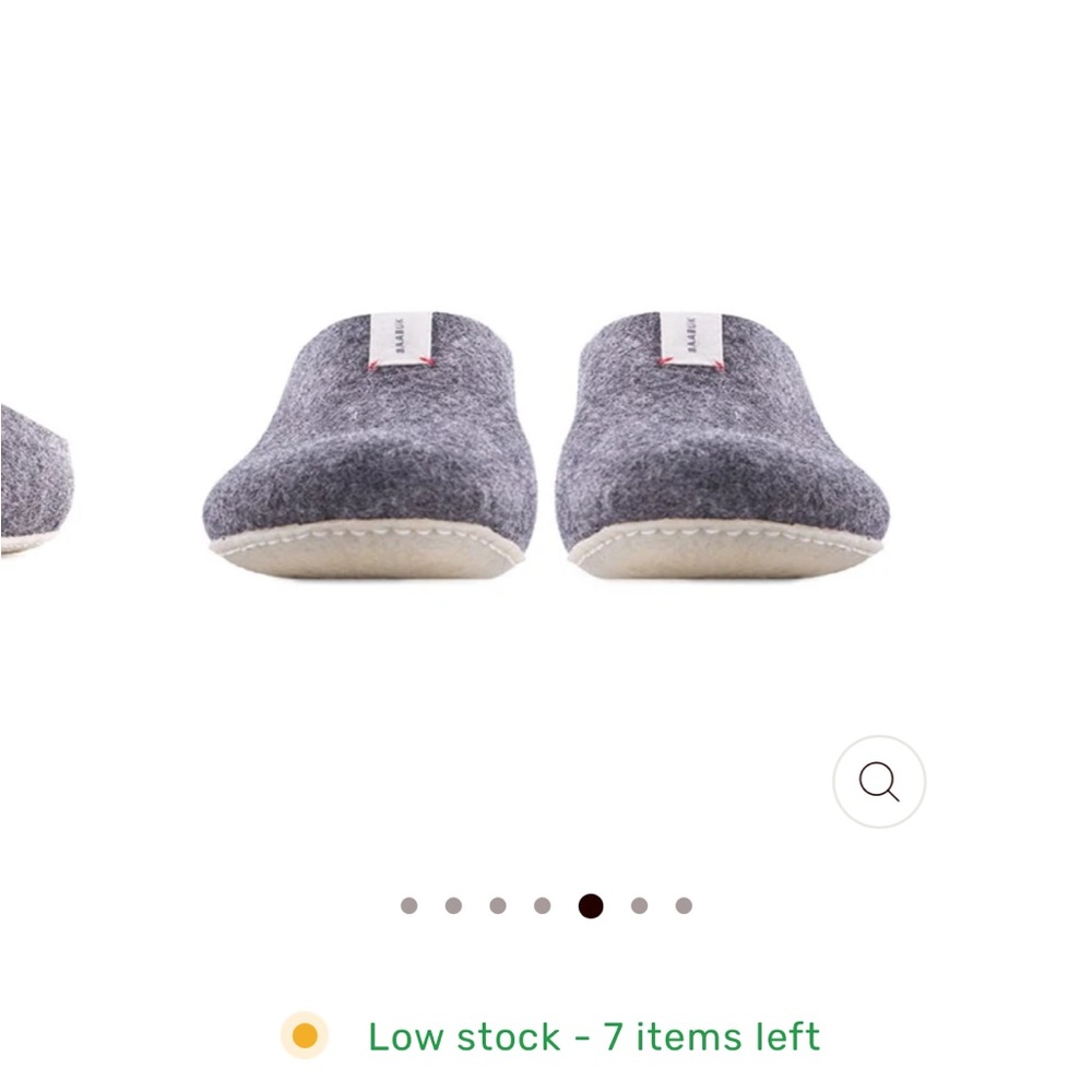 💕NWOT! Baabuk Charcoal Men’s Slippers - Picture 7 of 7